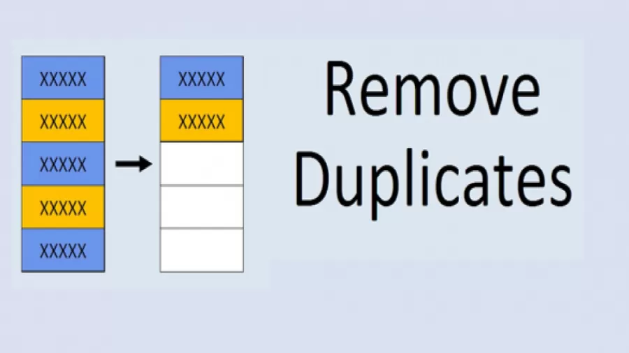 Data duplicate remove 